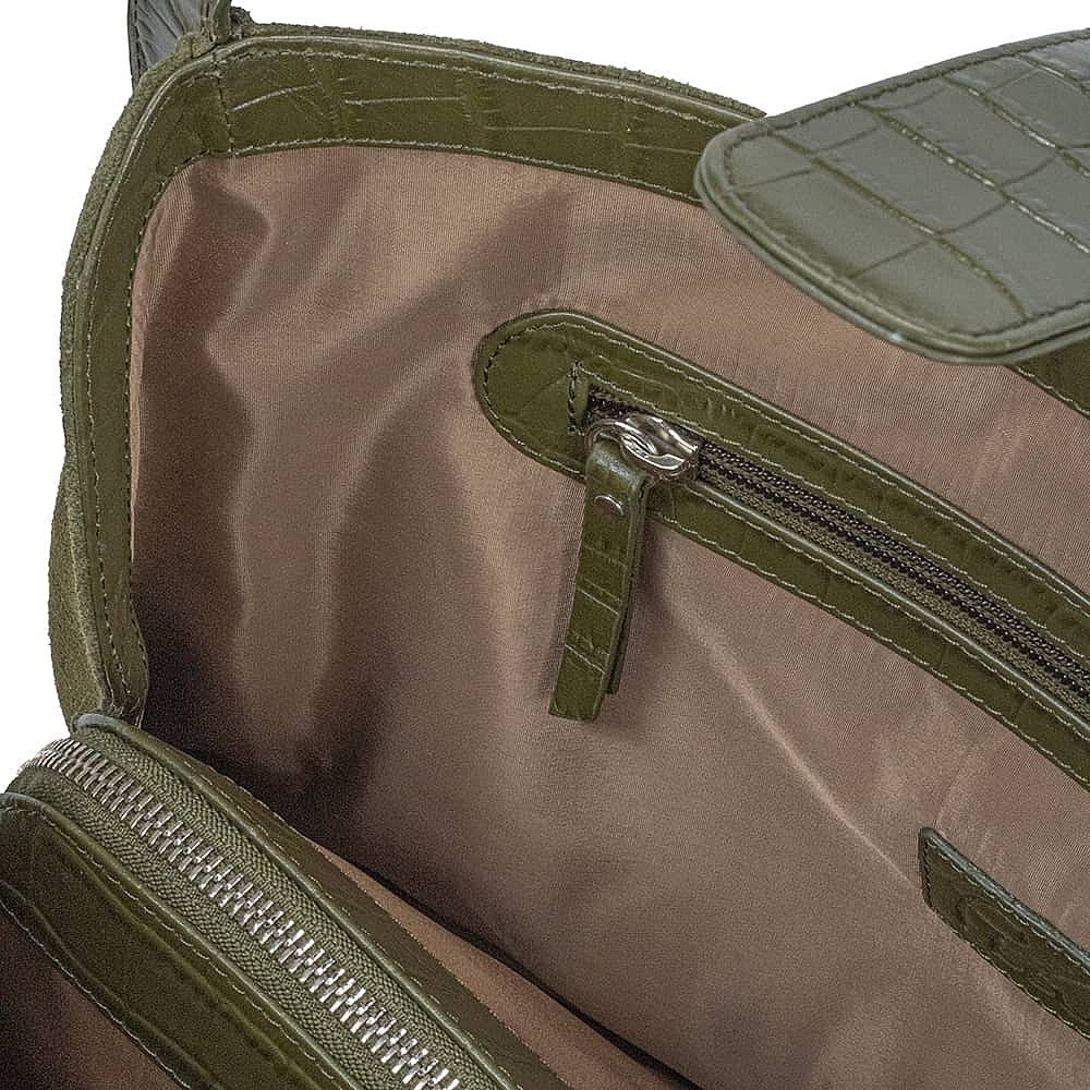 Allure of Olive Suede Bag