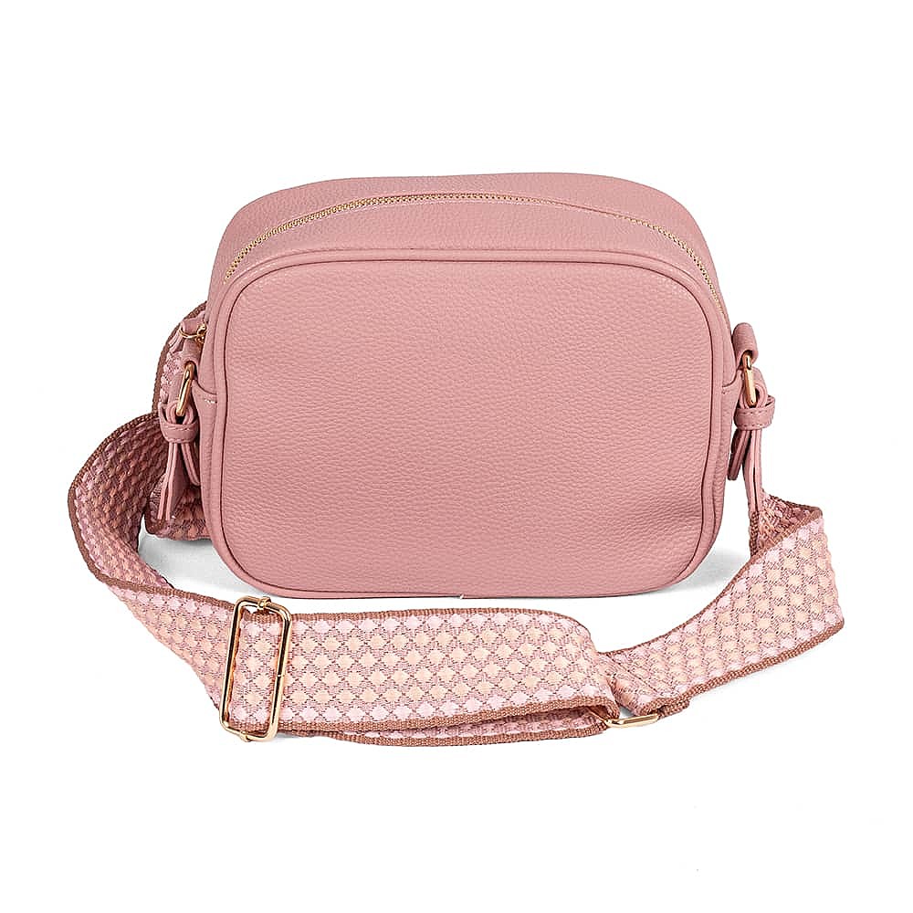 Beyond Blush Faux Leather Cross-Body Bag