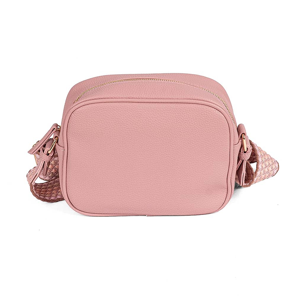 Beyond Blush Faux Leather Cross-Body Bag