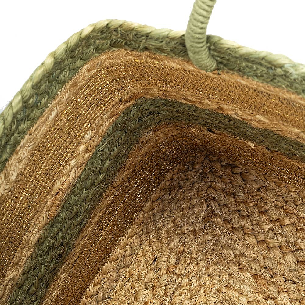 Shoreline Chic Sage Basket Bag