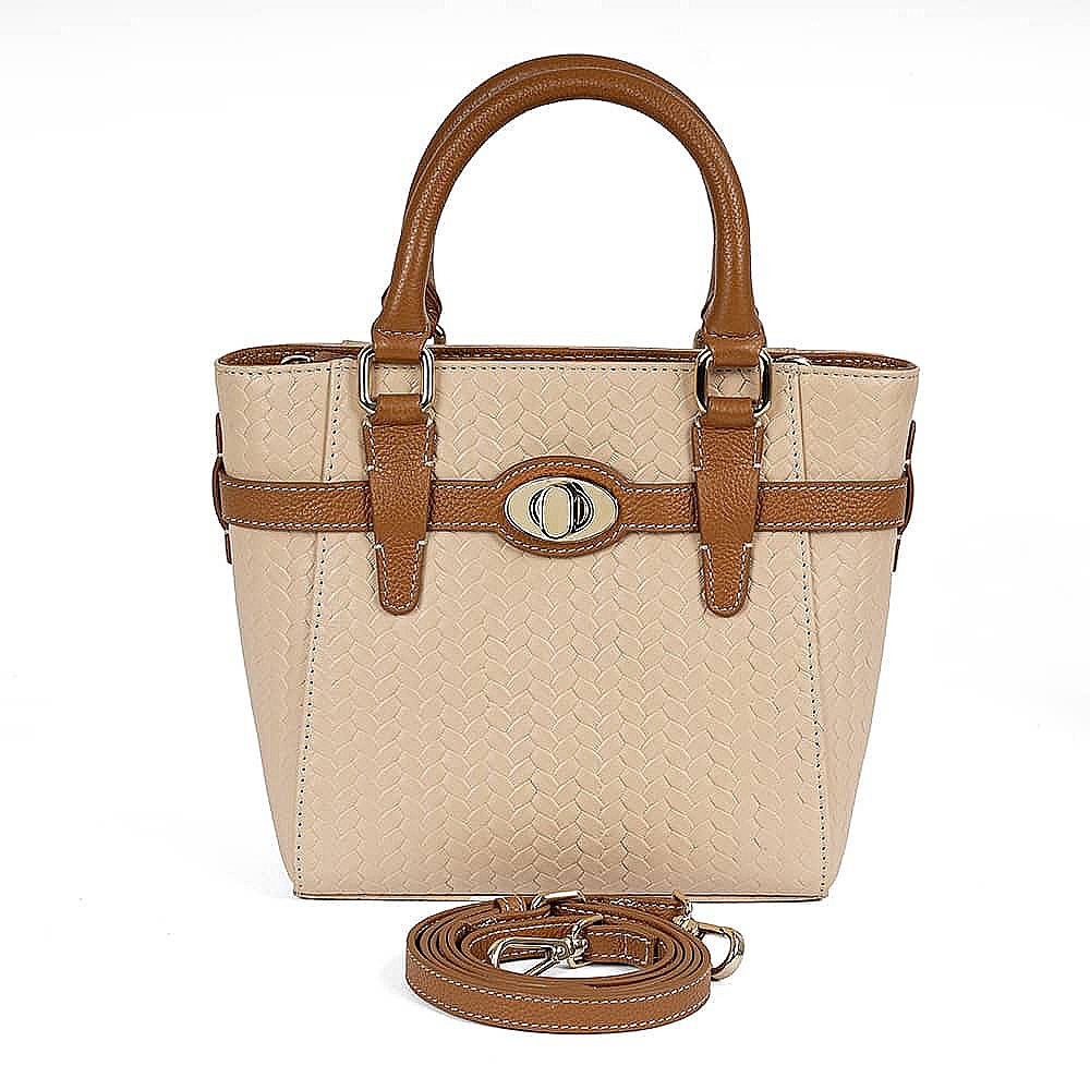 Sandy Lanes Leather Mini Tote Bag