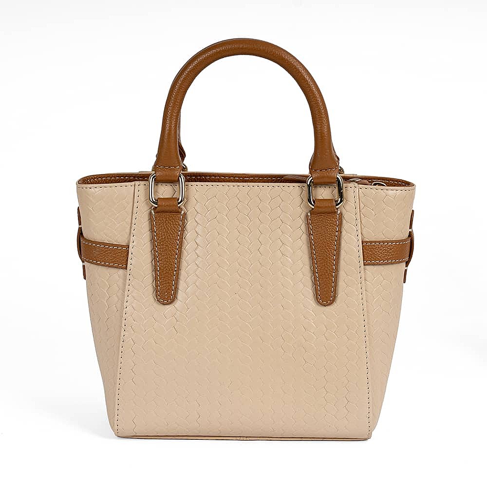 Sandy Lanes Leather Mini Tote Bag