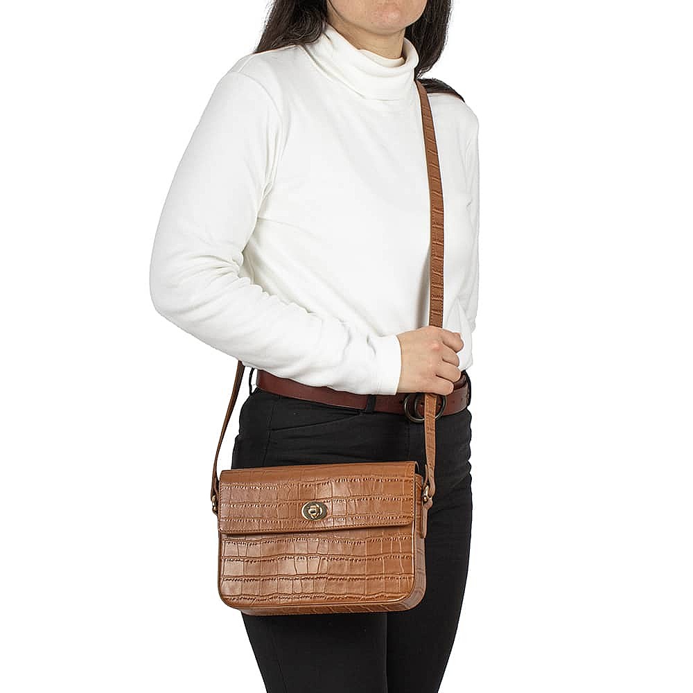 Places to Be Tan Leather Bag
