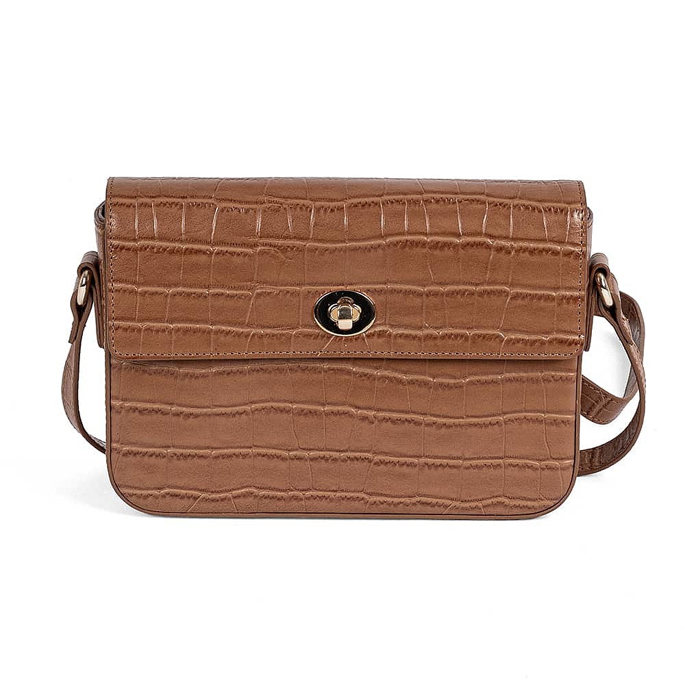 Places to Be Tan Leather Bag