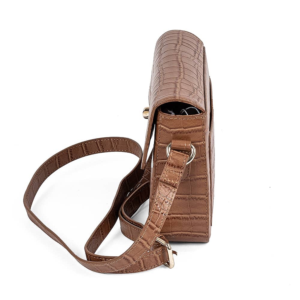 Places to Be Tan Leather Bag