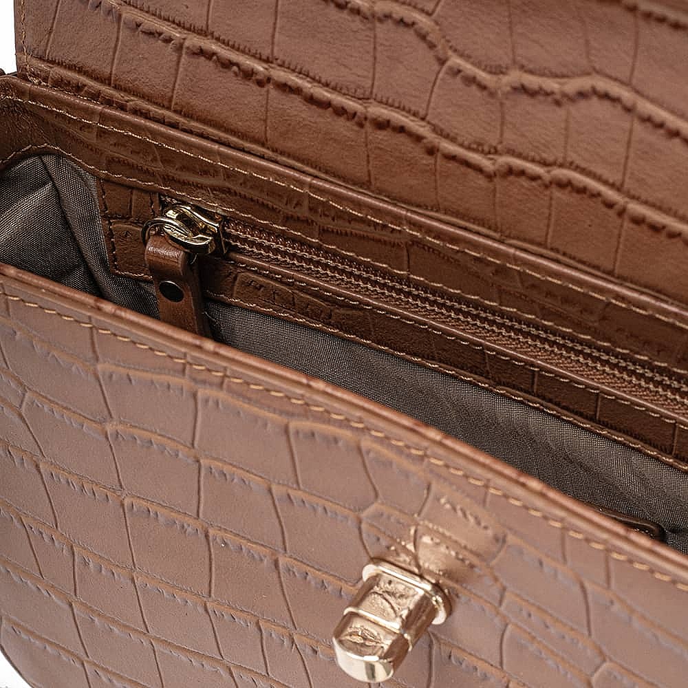 Places to Be Tan Leather Bag