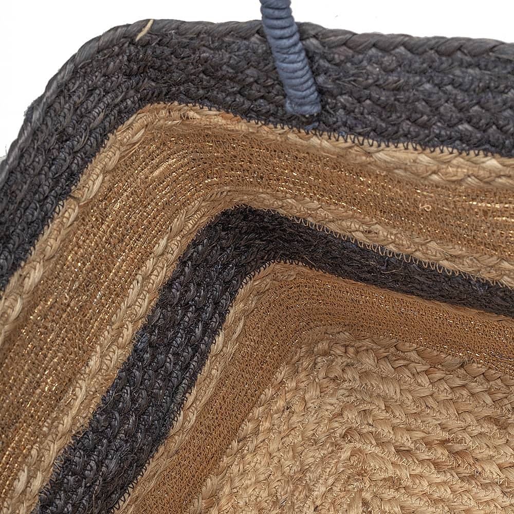 Shoreline Chic Navy Basket Bag