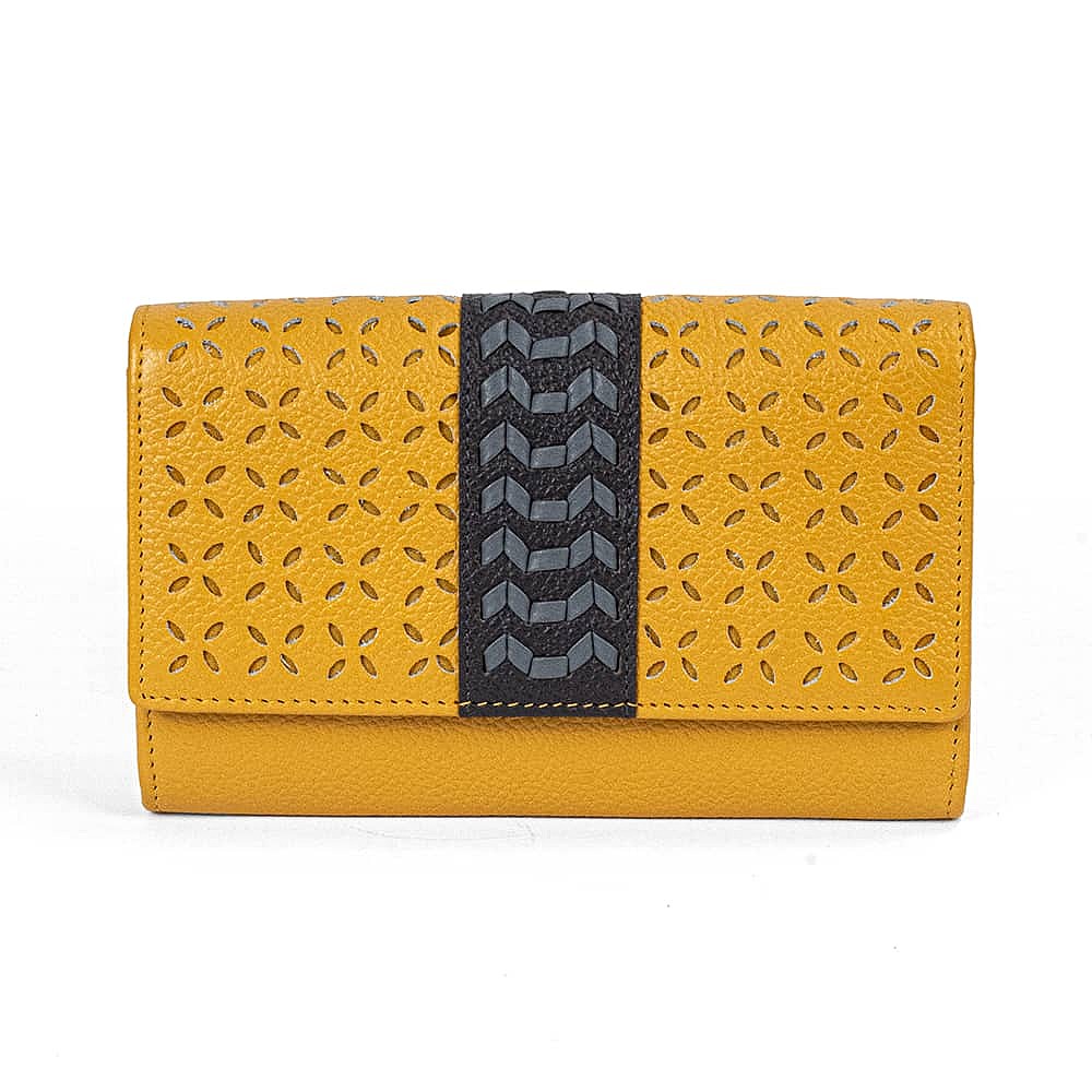 Walking on Sunshine Leather Purse