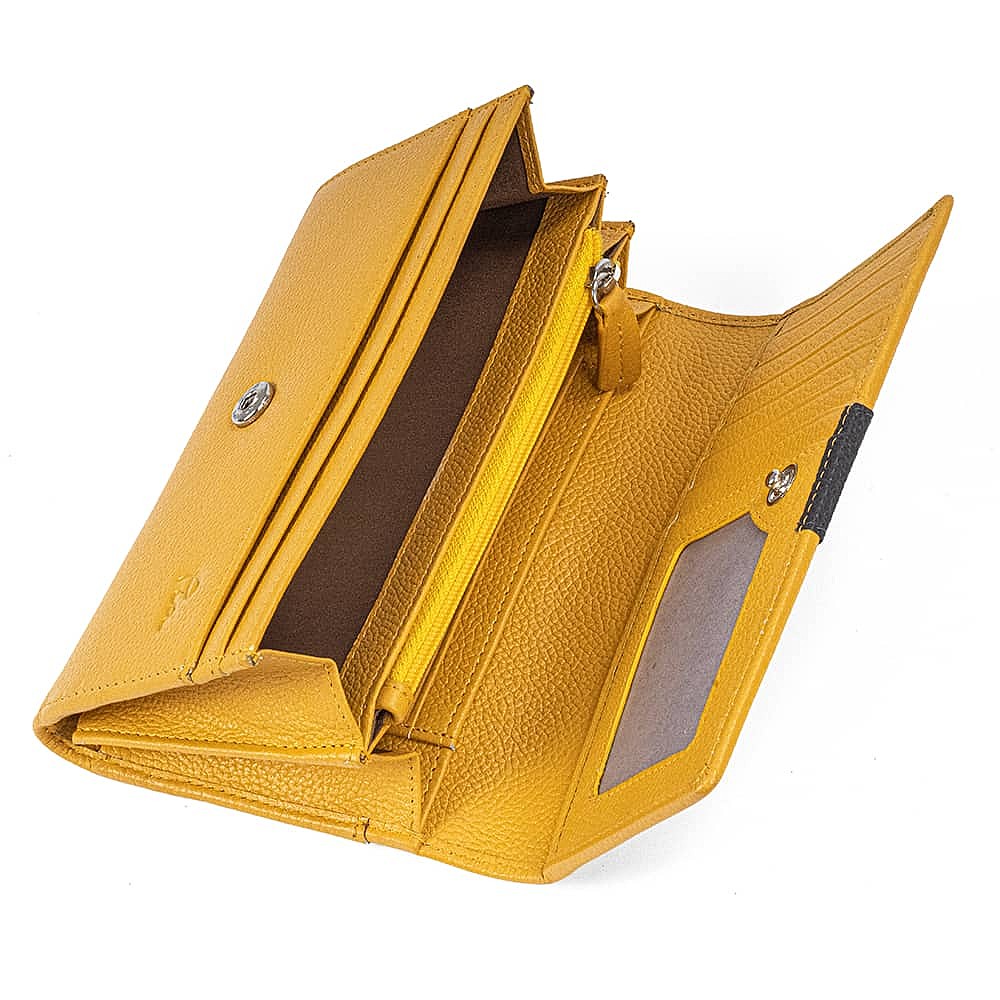 Walking on Sunshine Leather Purse