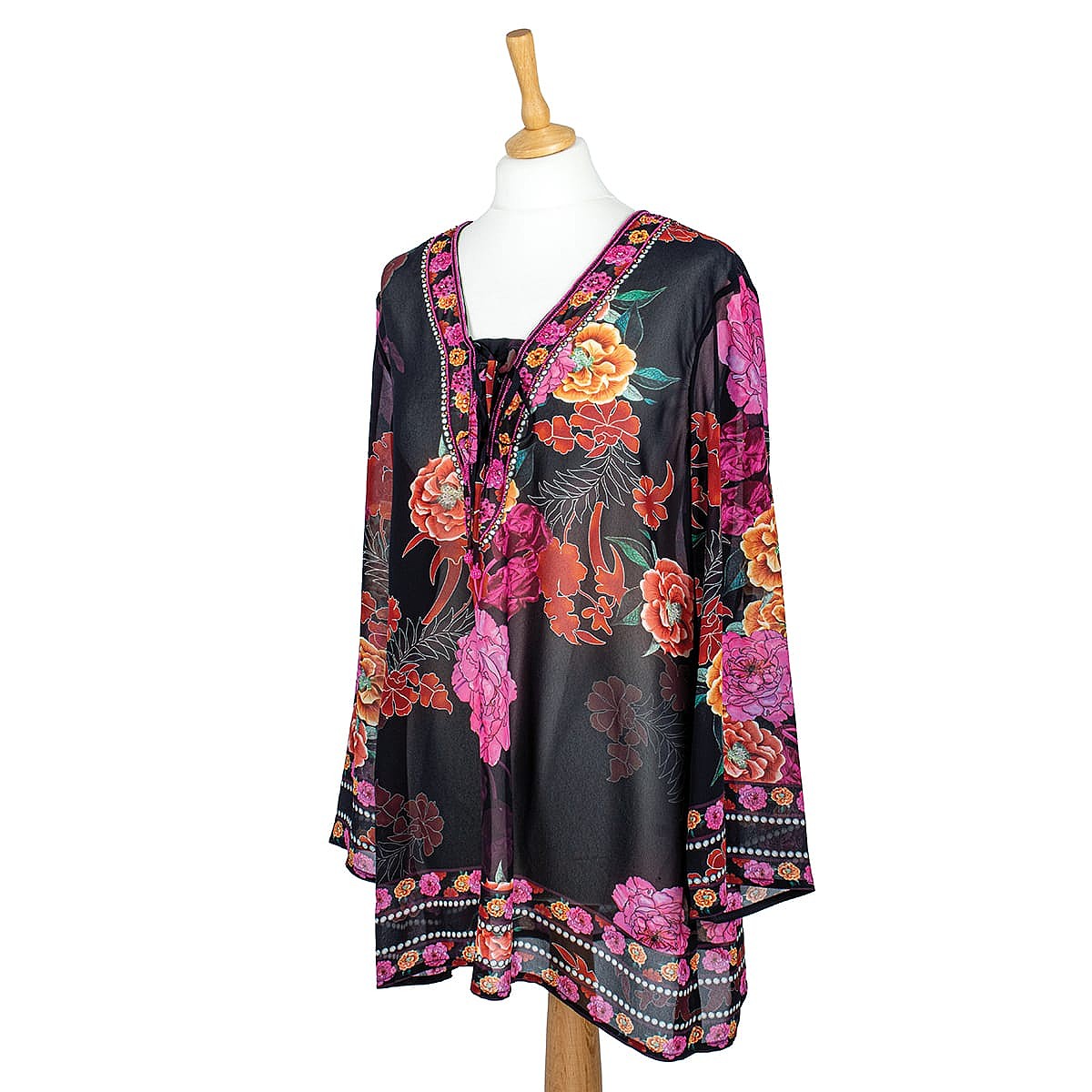 Floral Noir Tunic