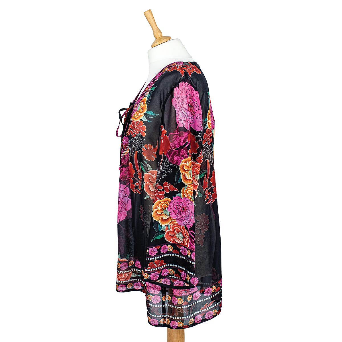 Floral Noir Tunic