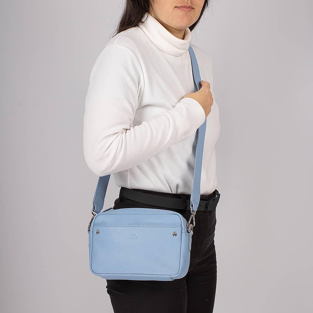 Sky Go Lightly Leather Cross-Body Bag