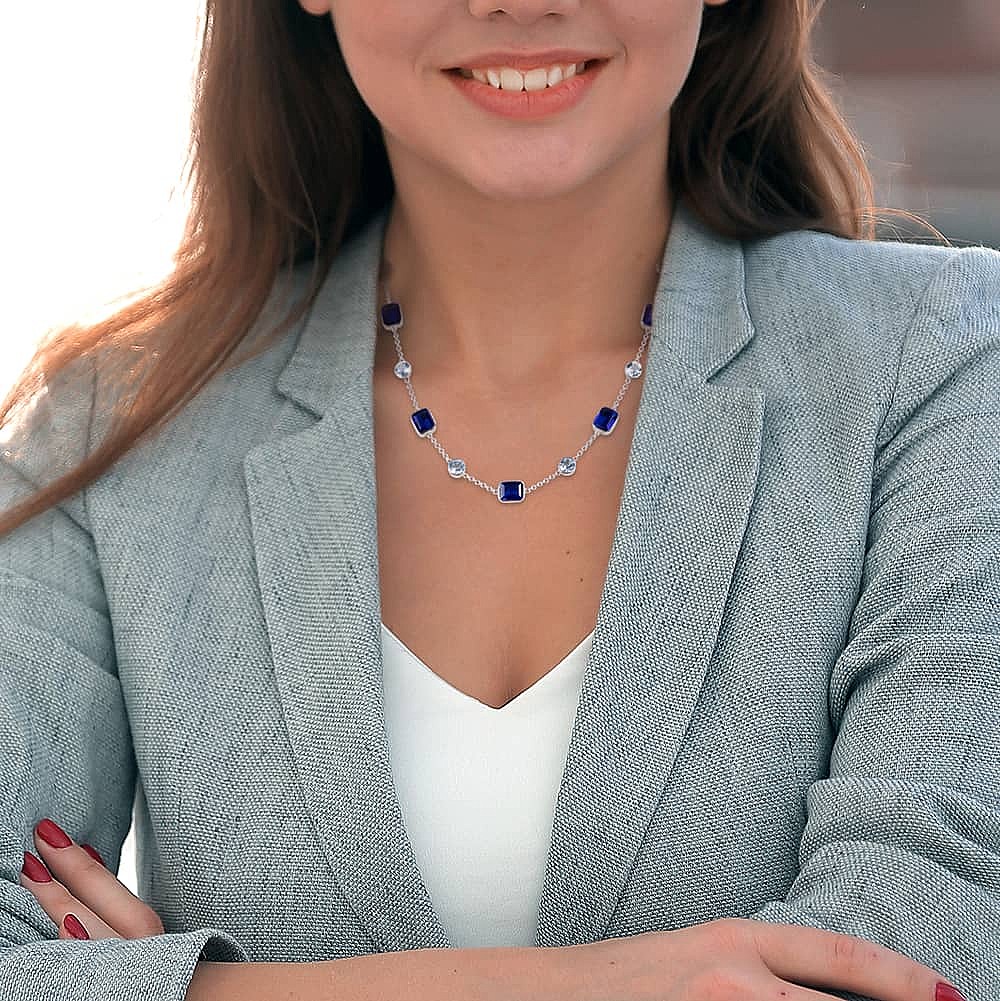 Bound in Blue Necklace