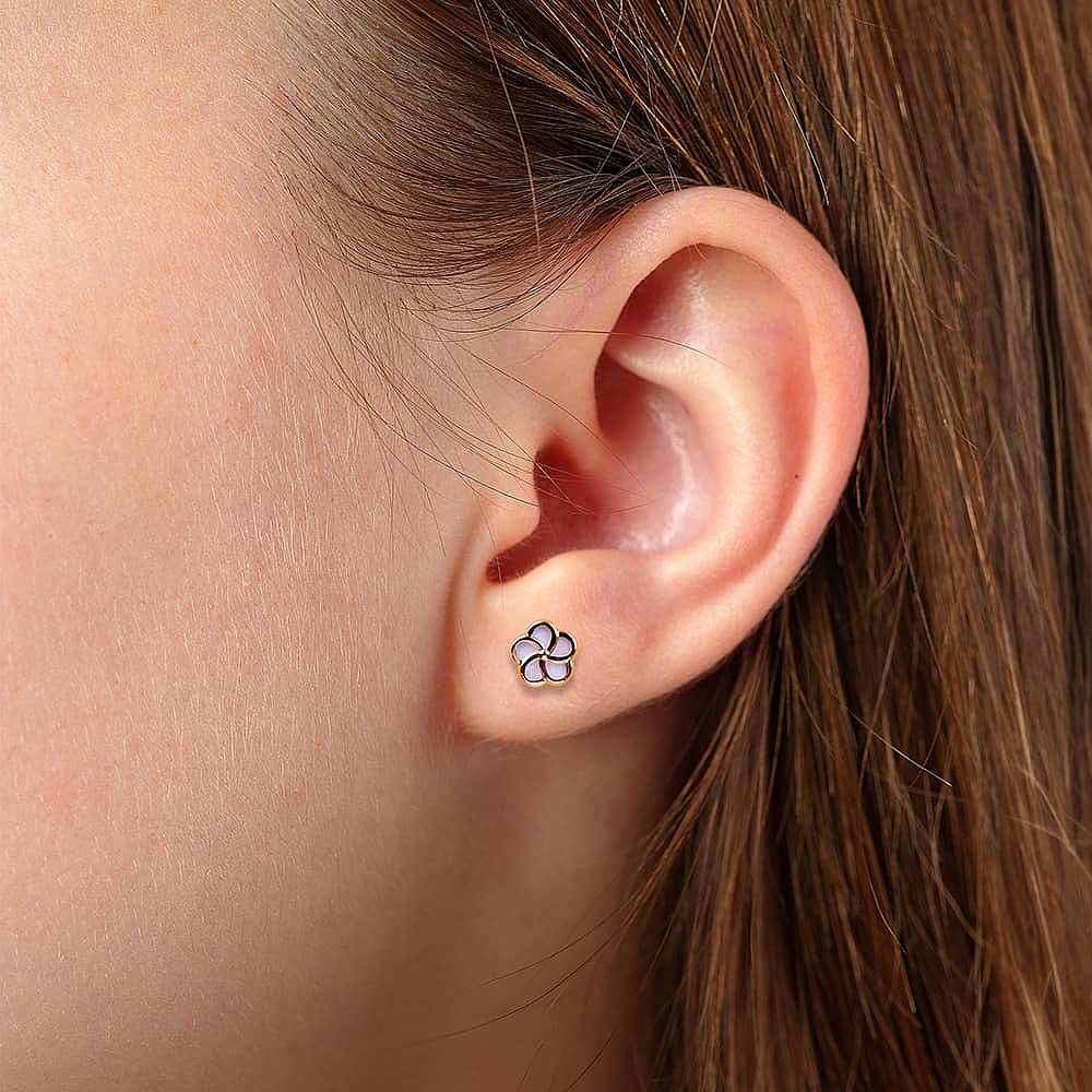 Darling Buds Gold Stud Earrings