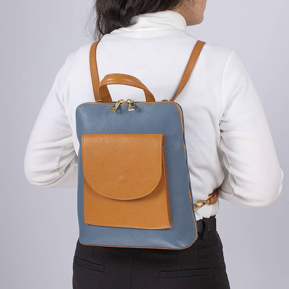 Blaze Your Trail Leather Backpack