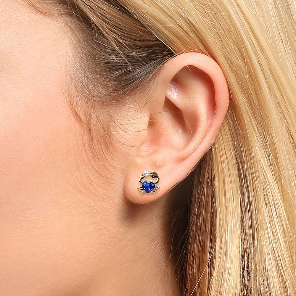 Ocean's Charm Stud Earrings