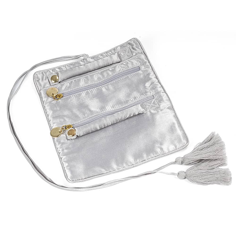 Hedgehog Harmony Velvet Jewellery Roll