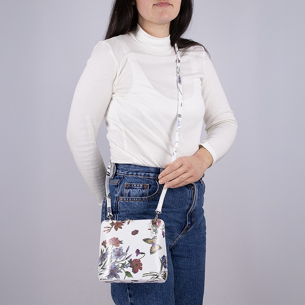 Floral Affair Leather Cross-Body Bag