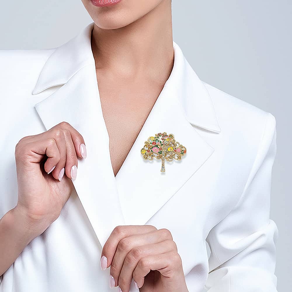 Brilliant Branches Brooch