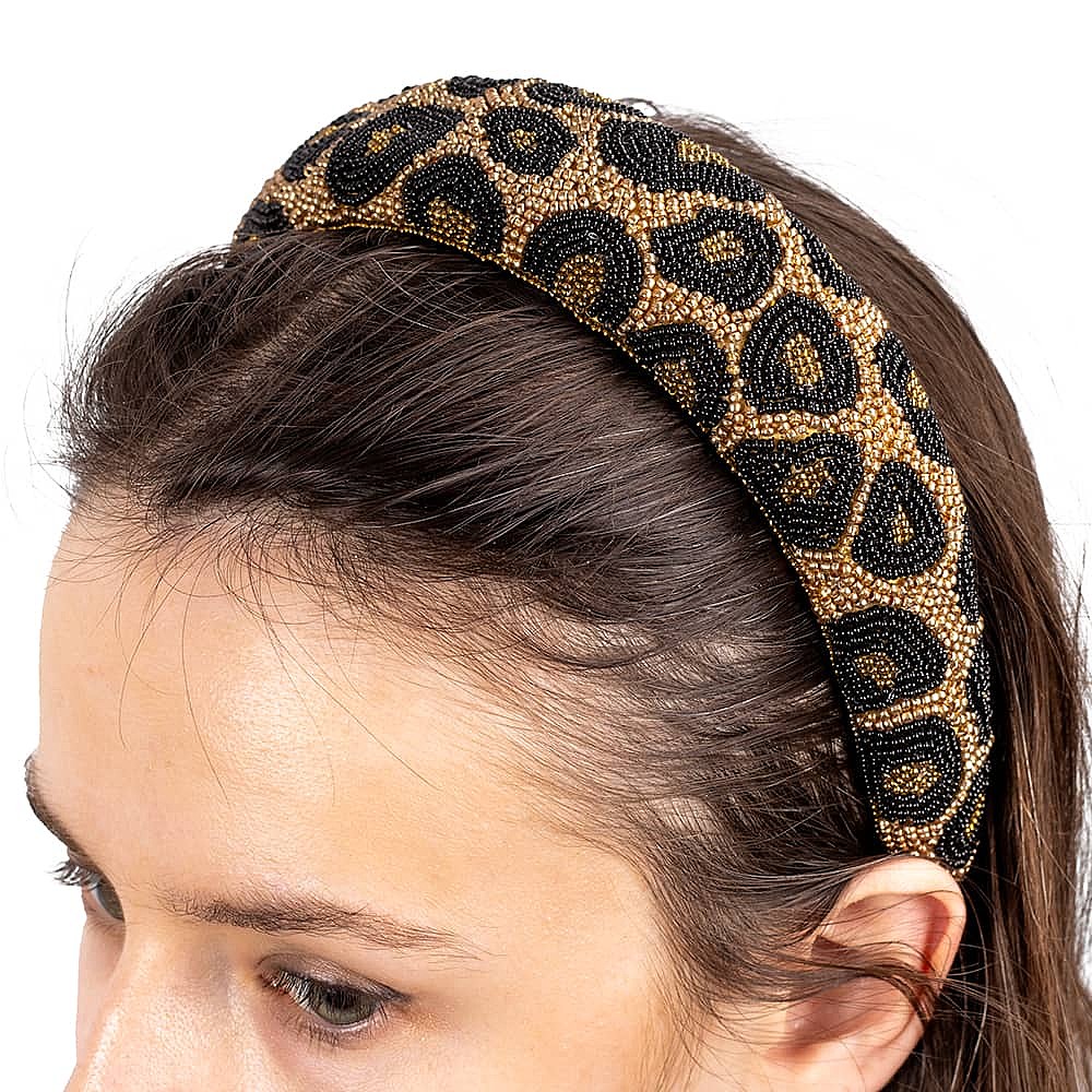 Safari Shades Beaded Headband
