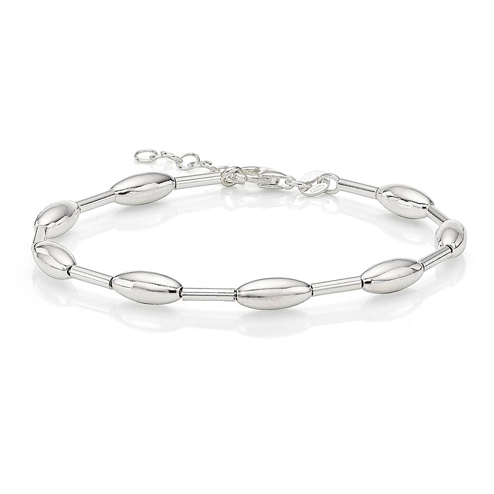 All Lined Up Silver Bracelet
