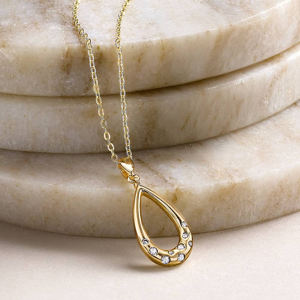 Gilded Aura Pendant