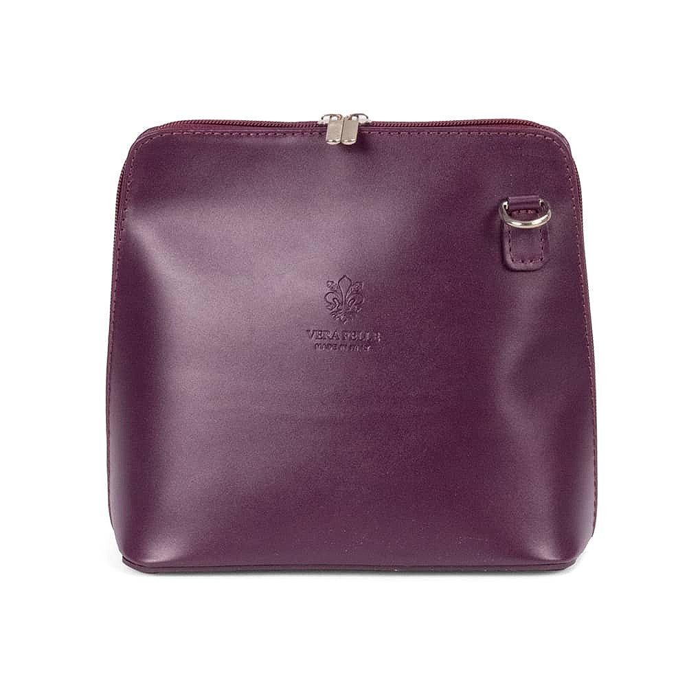 Pick of Purple Leather Cross-Body Bag