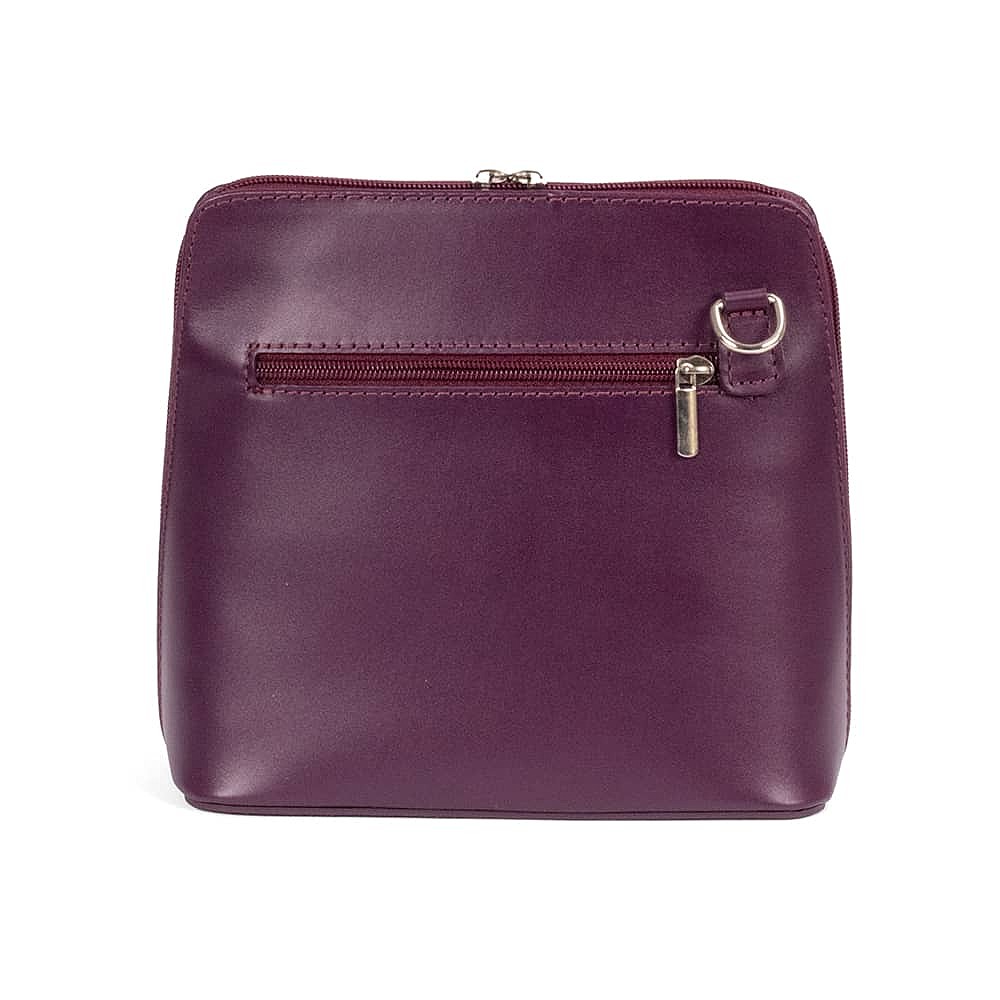 Pick of Purple Leather Cross-Body Bag
