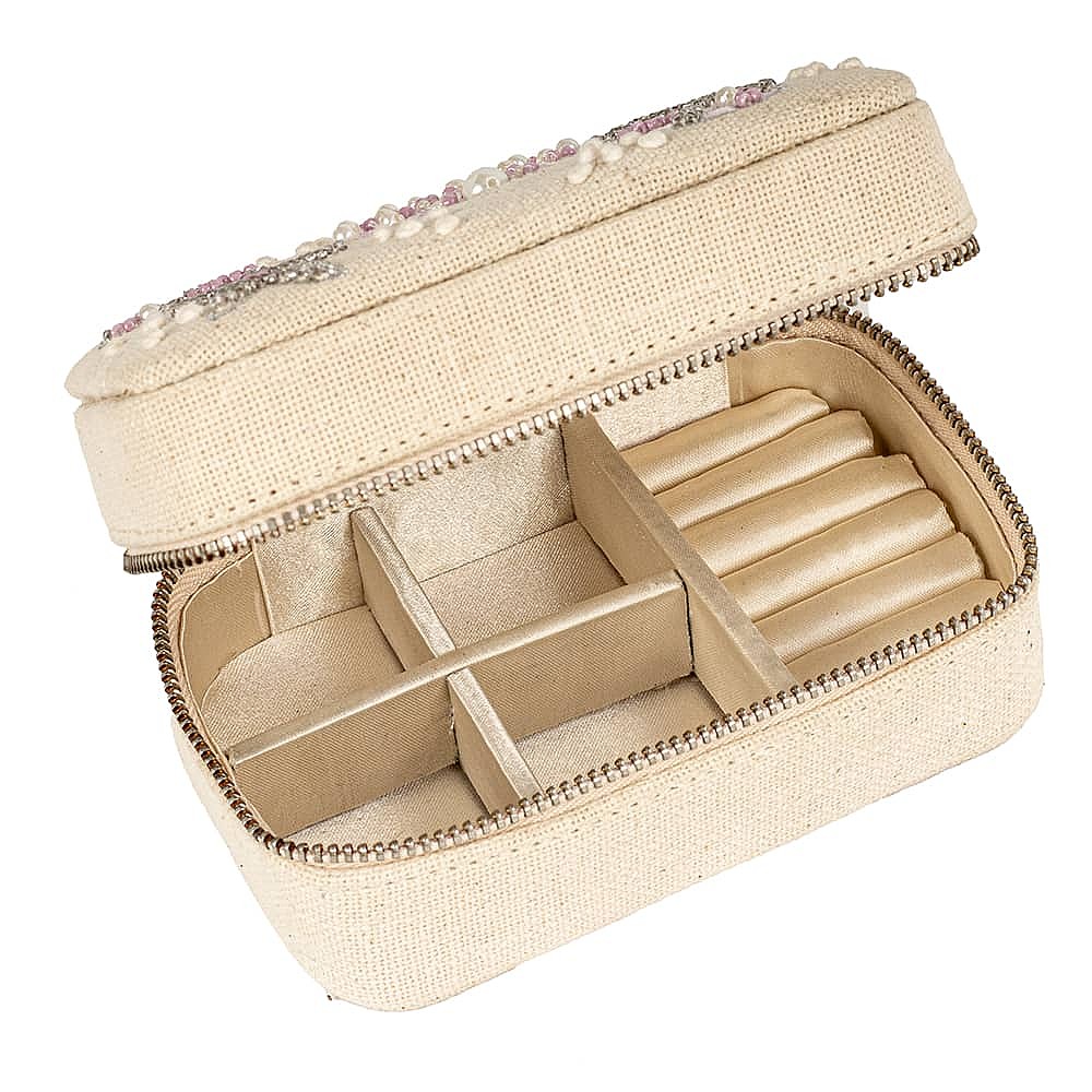 She Sells Seashells Fabric Jewellery Box
