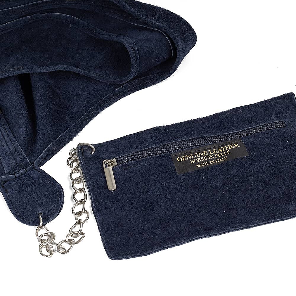 Simply Navy Suede Bag