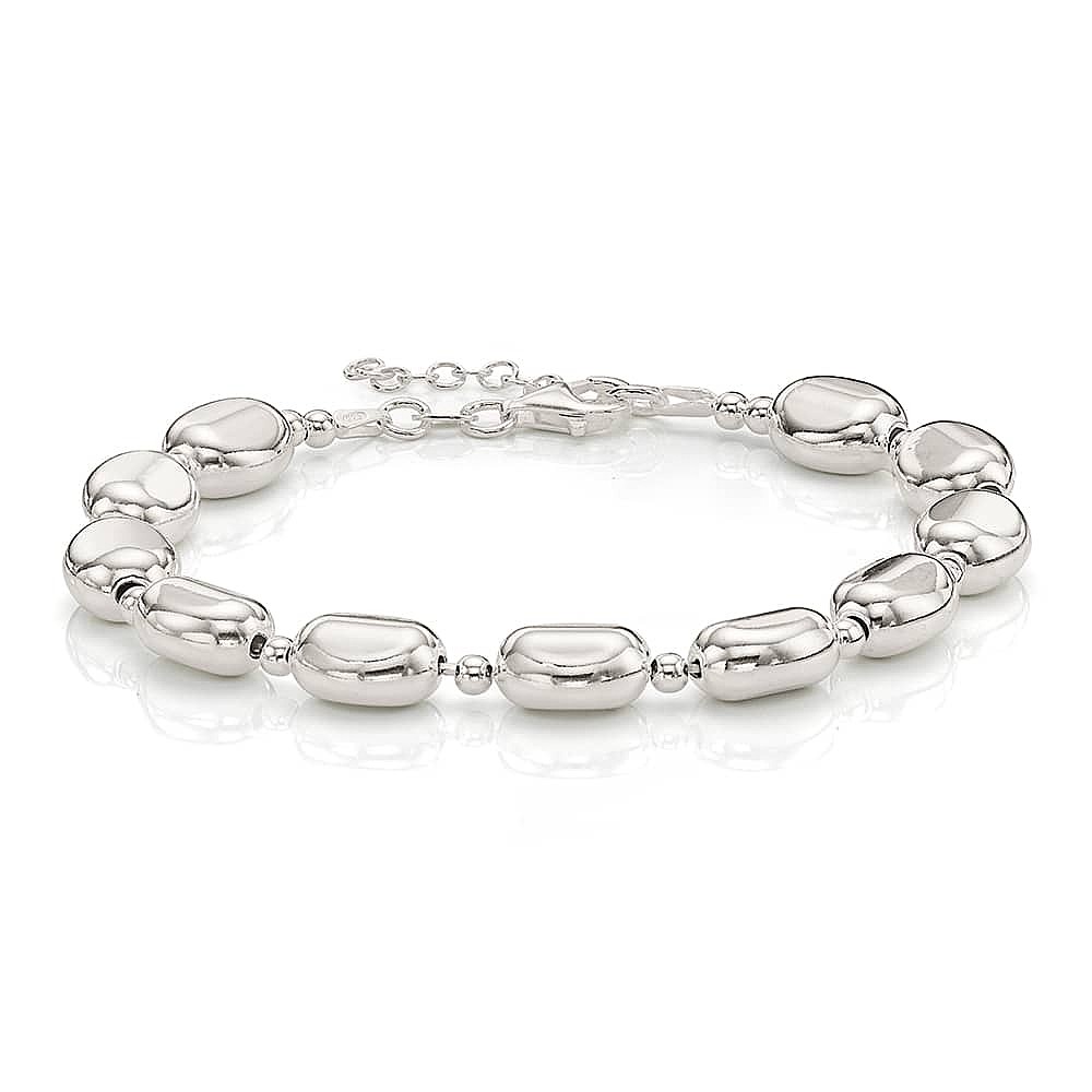 Molten Moments Silver Bracelet