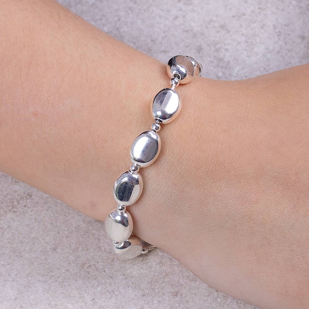 Molten Moments Silver Bracelet