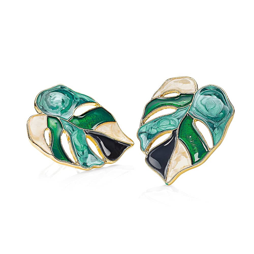 Jungle Joy Clip On Earrings