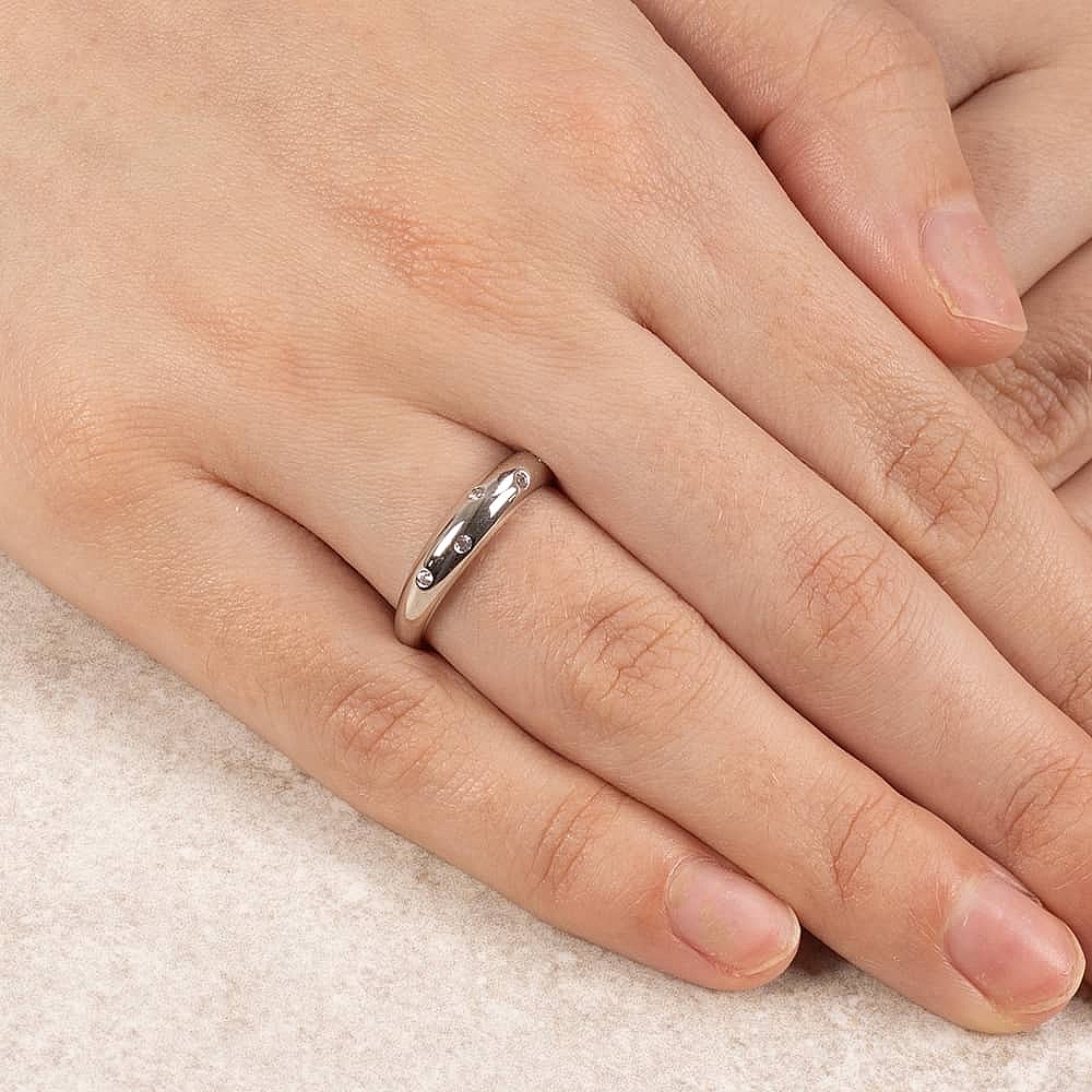 In the Night Sky Silver Ring