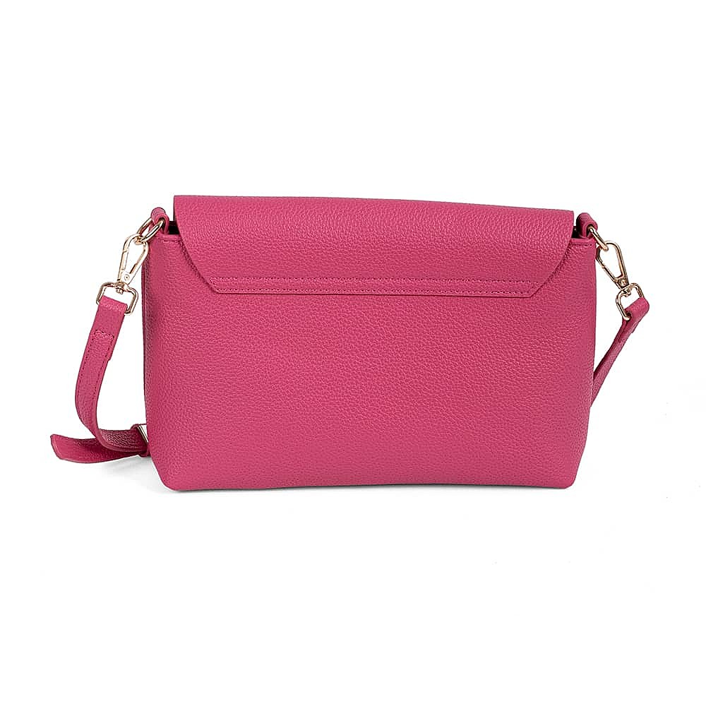 Pink Prediction Faux Leather Tote Bag