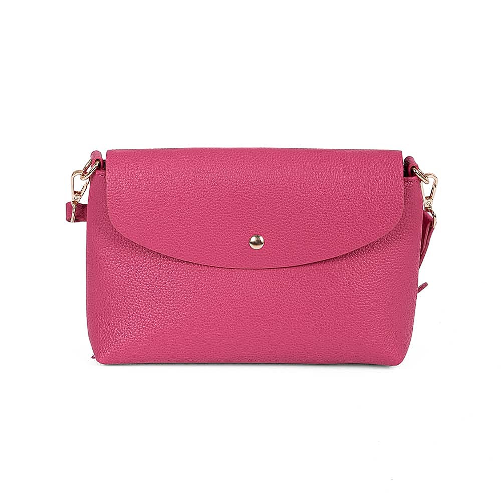 Pink Prediction Faux Leather Tote Bag