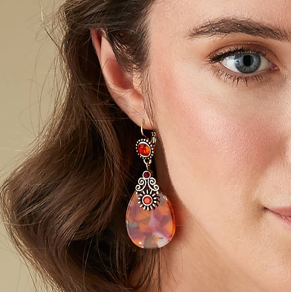 Sparkling Sunset Earrings