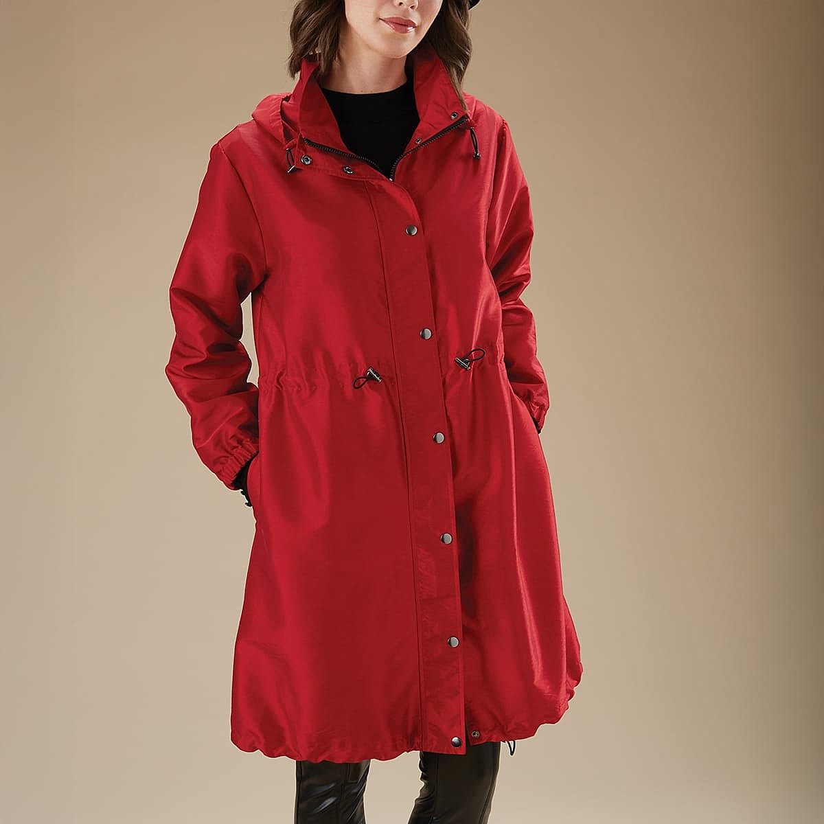 Red-y or Not Raincoat