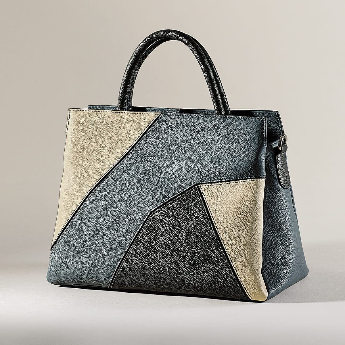 Azure Angles Leather Bag
