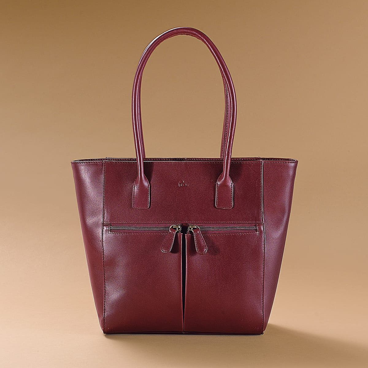 On the Vine Leather Tote Bag