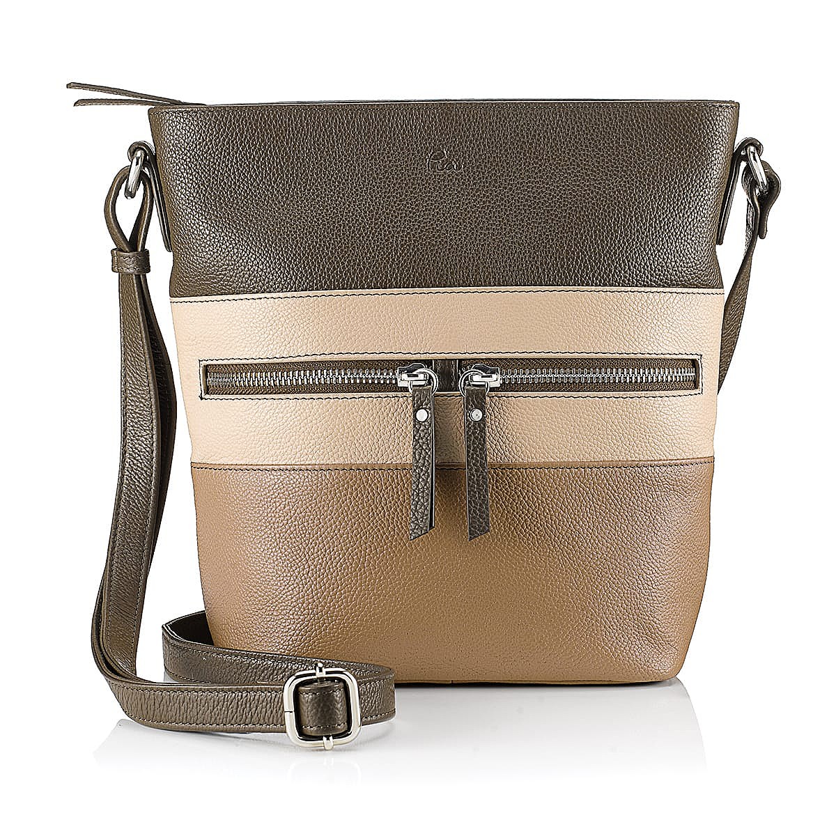 Coffee to Go Leather Cross-Body Bag