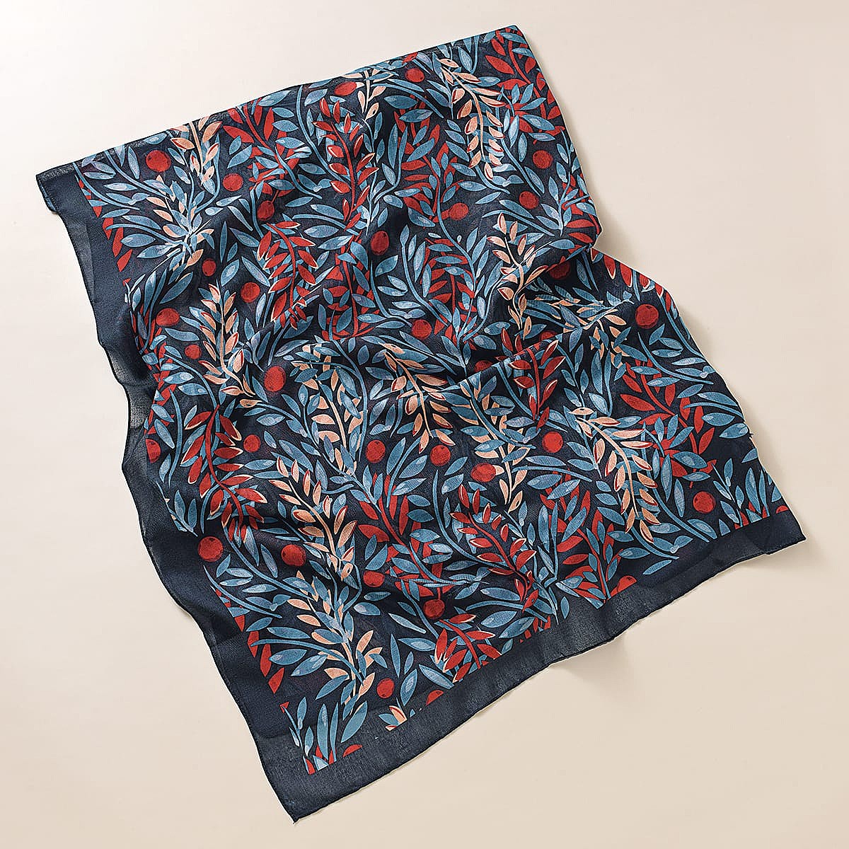 Layered Leaves Scarf