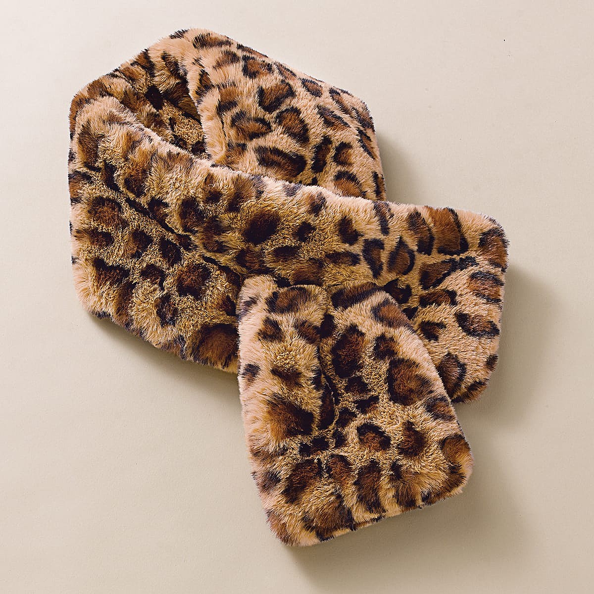 Wildly Chic Faux Fur Tippet Scarf