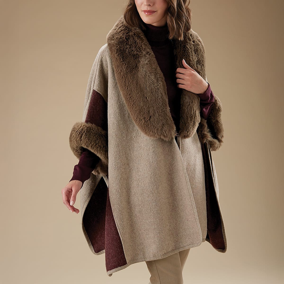 Timeless in Taupe Wrap