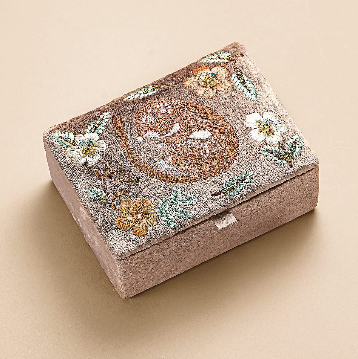 Sweet Meadows Velvet Jewellery Box