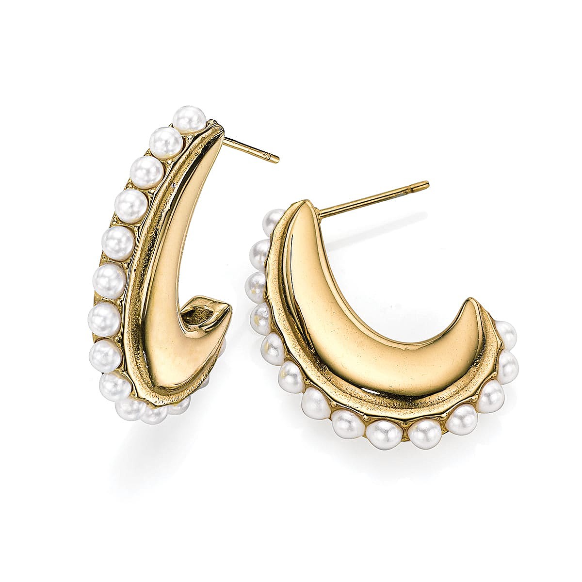 All Lined Up Hoop Earrings