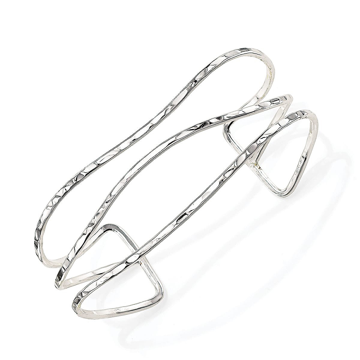 Polished Pathways Cuff Bangle
