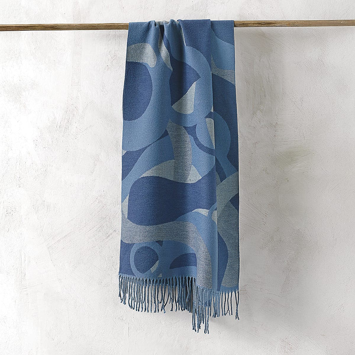 Blue Interlude Reversible Scarf