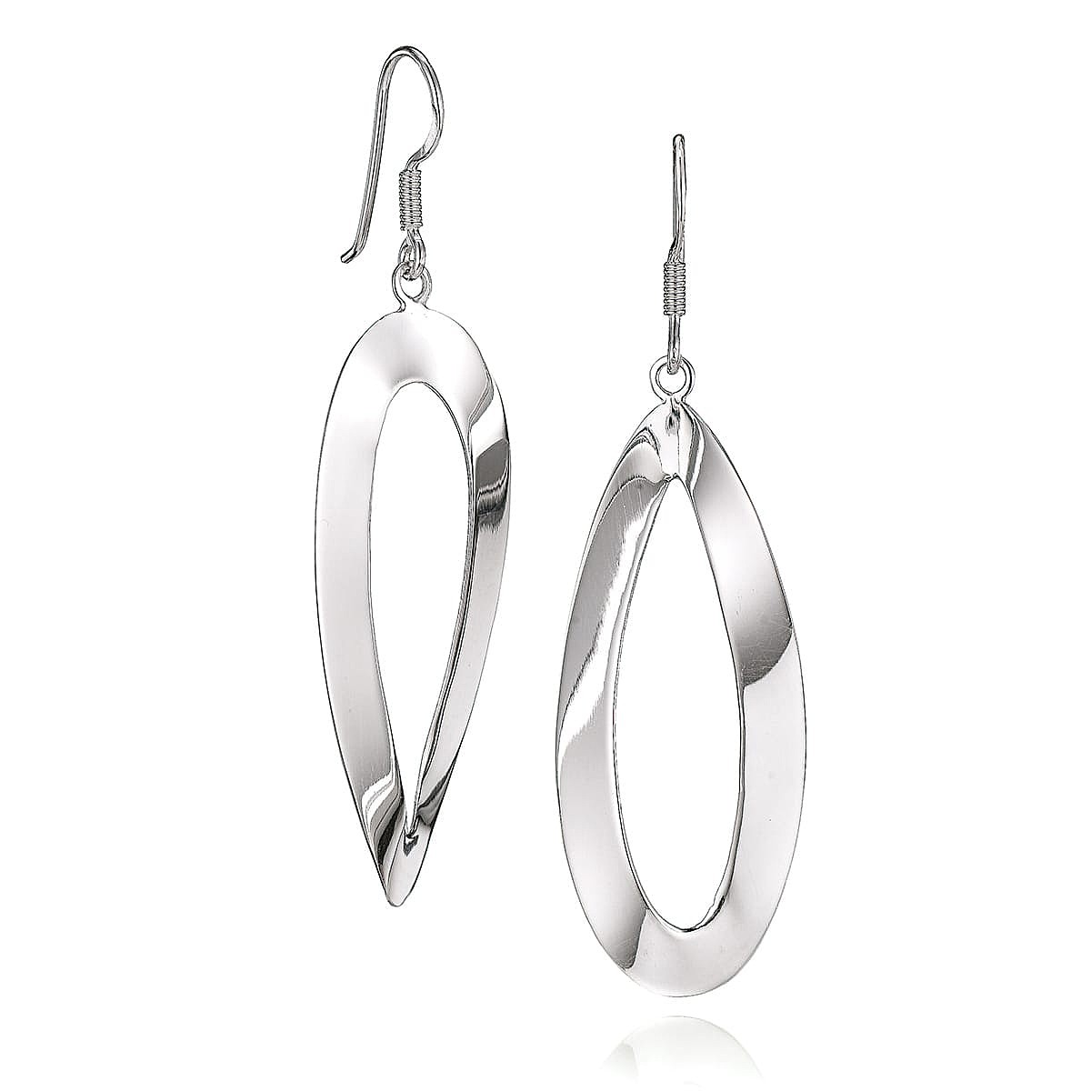 In the Loop Silver Earrings