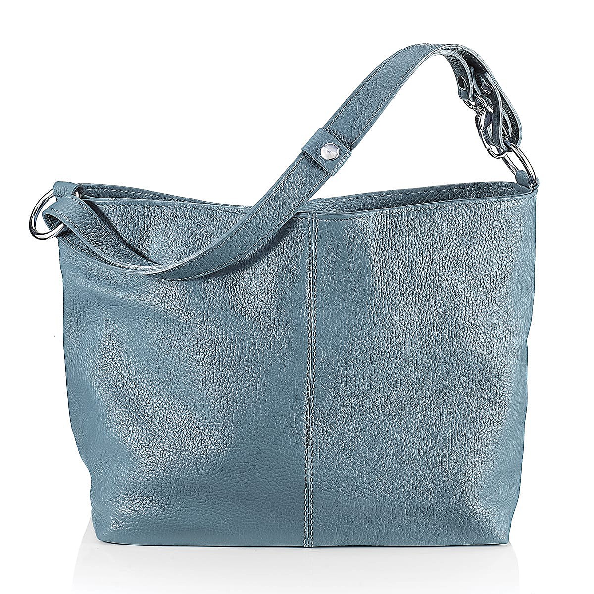 By the Blue Leather Shoulder Bag
